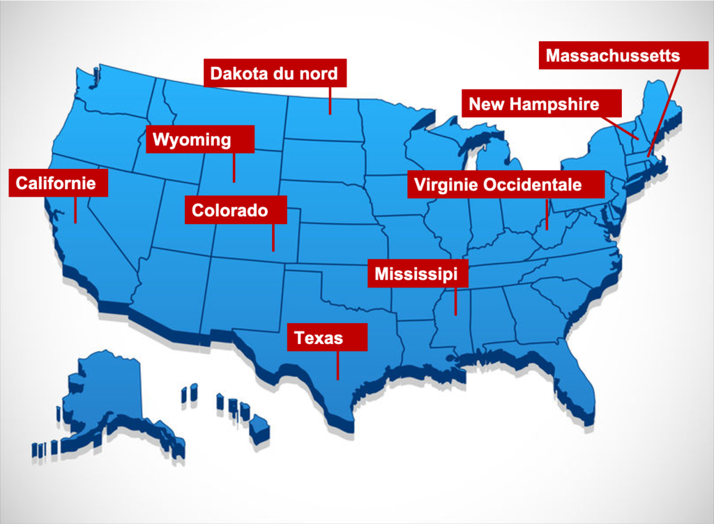 Les Etats-Unis vus par la géographie et 8 statistiques - Mingzi
