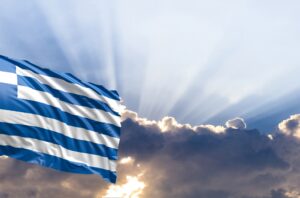 drapeau grèce accalmie